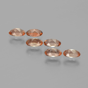 Gemas de andalucita Multicolor natural de 1.55 ct, Corte Óvalo, VS