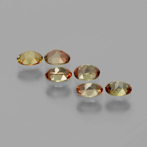 Gemas de andalucita Multicolor natural de  ct, Corte Óvalo, VS