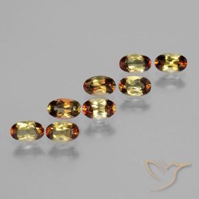 Gemas de andalucita Multicolor natural de 2.03 ct, Ovalada, VS