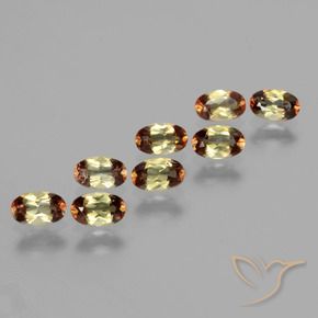 Gemas de andalucita Multicolor natural de 1.97 ct, Ovalada, VS