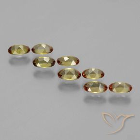 Gemas de andalucita Multicolor natural de 1.93 ct, Ovalada, VS