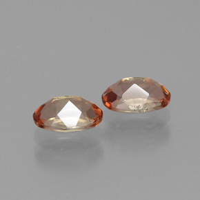 Gemas de andalucita multicolor natural de  ct, corte óvalo, VS