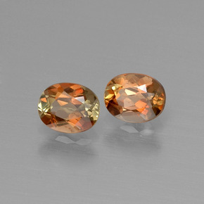 Gemas de andalucita Multicolor natural de  ct, Corte Óvalo, VS