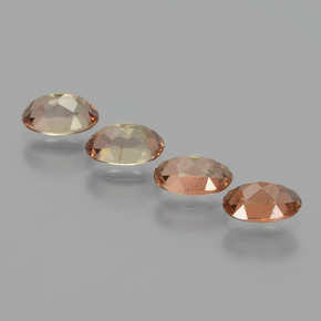 Gemas de andalucita multicolor natural de 1,90 ct, corte óvalo, VS