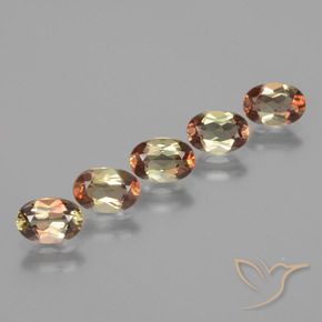 Gemas de andalucita Multicolor natural de 2.67 ct, Ovalada, VS