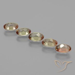 Gemas de andalucita Multicolor natural de 2.67 ct, Ovalada, VS