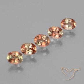 Gemas de andalucita Multicolor natural de 2.18 ct, Ovalada, VS