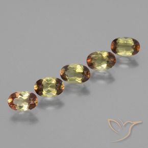 Gemas de andalucita Multicolor natural de 2.22 ct, Ovalada, VS