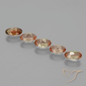 Gemas de andalucita Multicolor natural de 2.14 ct, Ovalada, VS