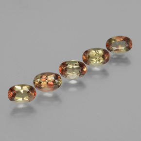 Gemas de andalucita Multicolor natural de 2.62 ct, Corte Óvalo, VS