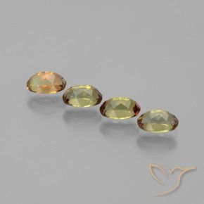 Gemas de andalucita Multicolor natural de 2.27 ct, Ovalada, VS