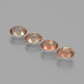 Gemas de andalucita multicolor natural de 1,76 ct, corte óvalo, VS