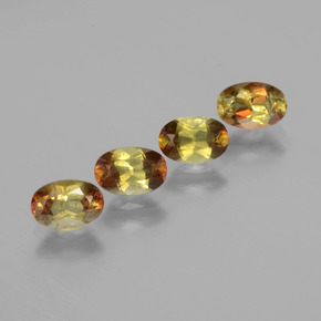 Gemas de andalucita Multicolor natural de 2.03 ct, Corte Óvalo, VS