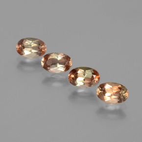 Gemas de andalucita Multicolor natural de  ct, Corte Óvalo, VS