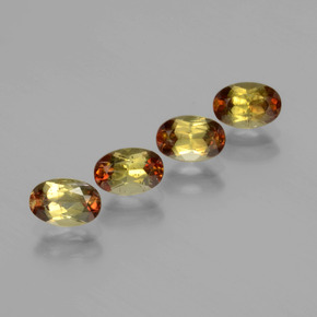 Gemas de andalucita Multicolor natural de 2.22 ct, Corte Óvalo, VS