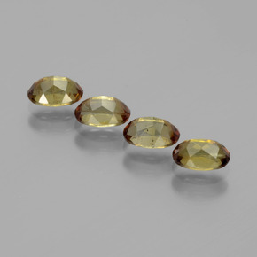 Gemas de andalucita Multicolor natural de 2.22 ct, Corte Óvalo, VS