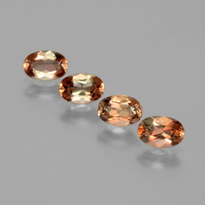 Gemas de andalucita multicolor natural de 1,97 ct, corte óvalo, VS