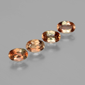 Gemas de andalucita multicolor natural de 1,97 ct, corte óvalo, VS