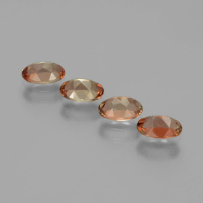 Gemas de andalucita multicolor natural de 1,97 ct, corte óvalo, VS