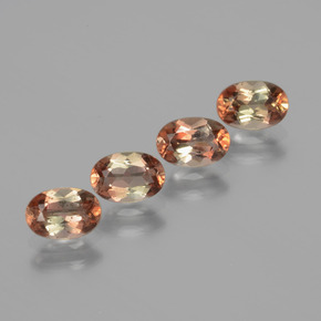 Gemas de andalucita multicolor natural de 2,31 ct, corte óvalo, VS