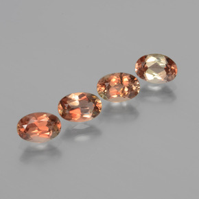 Gemas de andalucita multicolor natural de 2,21 ct, corte óvalo, VS