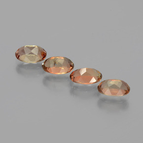 Gemas de andalucita multicolor natural de 2,21 ct, corte óvalo, VS