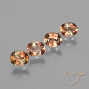 Gemas de andalucita Multicolor natural de 1.69 ct, Ovalada, VS