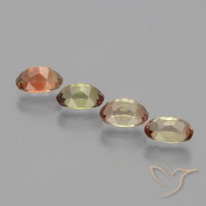 Gemas de andalucita Multicolor natural de 2.14 ct, Ovalada, VS