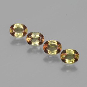 Gemas de andalucita Multicolor natural de  ct, Corte Óvalo, VS