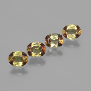 Gemas de andalucita Multicolor natural de  ct, Corte Óvalo, VS