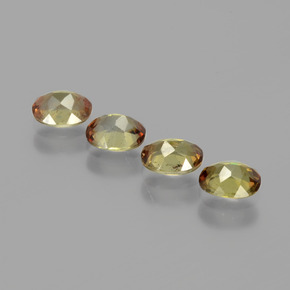 Gemas de andalucita Multicolor natural de  ct, Corte Óvalo, VS