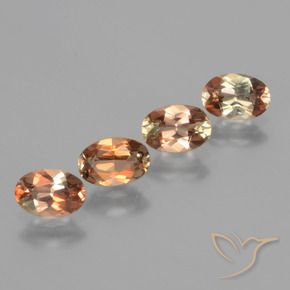 Gemas de andalucita Multicolor natural de 1.91 ct, Ovalada, VS