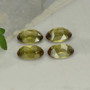 Gemas de andalucita Multicolor natural de 2.18 ct, Corte Óvalo, VS