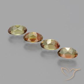 Gemas de andalucita Multicolor natural de 2.11 ct, Ovalada, VS