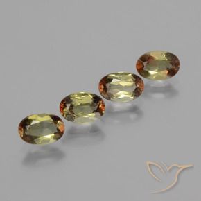 Gemas de andalucita Multicolor natural de 1.97 ct, Ovalada, VS