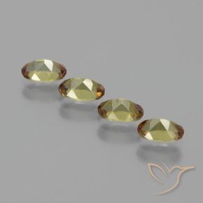 Gemas de andalucita Multicolor natural de 1.75 ct, Ovalada, VS