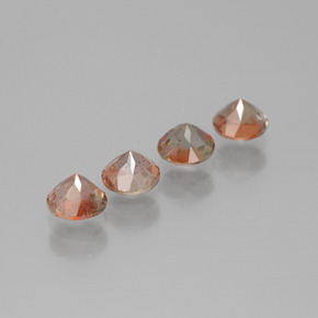 Gemas de andalucita Multicolor natural de  ct, Corte Redondo, VS