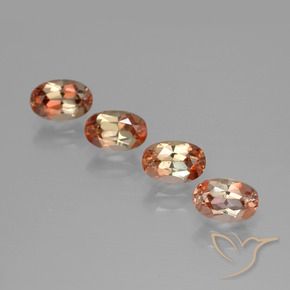 Gemas de andalucita multicolor natural de 2,19 ct, corte óvalo, VS