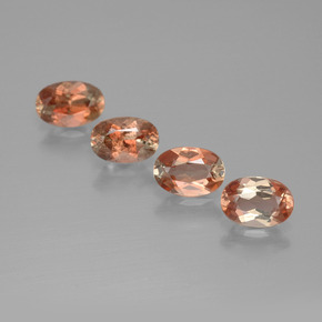 Gemas de andalucita multicolor natural de 2,02 ct, corte óvalo, VS