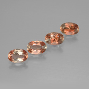 Gemas de andalucita multicolor natural de 2,02 ct, corte óvalo, VS