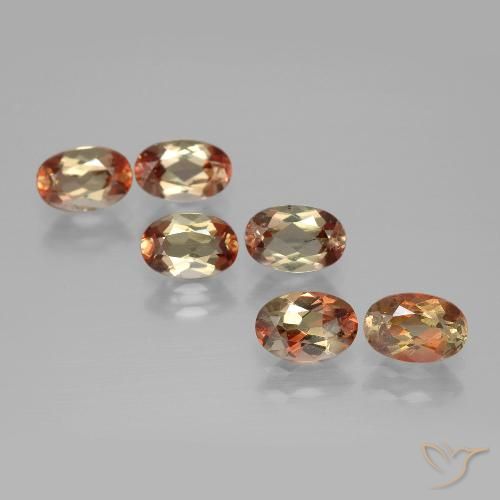 2.90ctw Natural Multicolor andalucita, Ovalada, VS