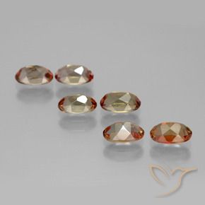 Gemas de andalucita Multicolor natural de 2.90 ct, Ovalada, VS