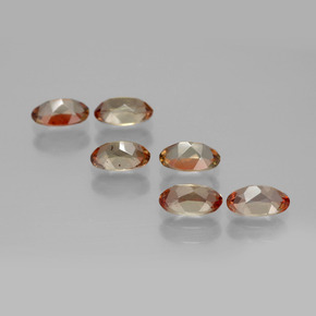 Gemas de andalucita multicolor natural de 2,69 ct, corte óvalo, VS
