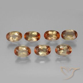 Gemas de andalucita Multicolor natural de 3.46 ct, Ovalada, VS