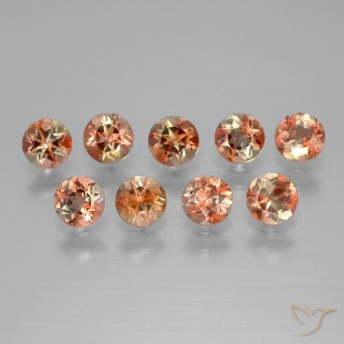 2.44ctw Natural Multicolor andalucita, Redondo, VS
