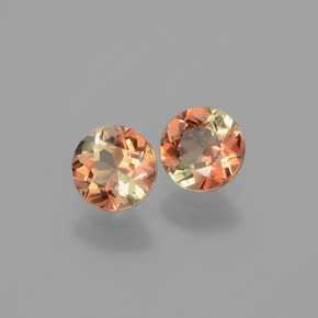 Gemas de andalucita Multicolor natural de  ct, Corte Redondo, VS