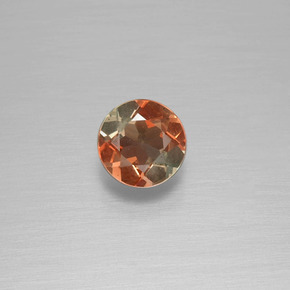 andalucita Marrón naranja natural de 0.45 ct, Corte Redondo, VS