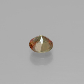 Andalucita multicolor natural de 0,46 ct, corte redondo, VS