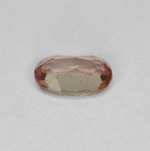 Andalucita multicolor natural de 0,42 ct, corte óvalo, VS