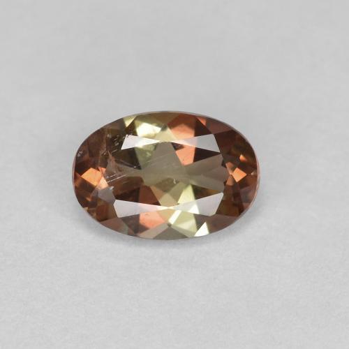 andalucita Multicolor natural de 0.47 ct, Corte Óvalo, VS